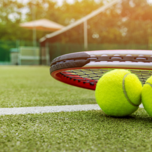 Terrain de tennis en gazon synthétique par Bogazon